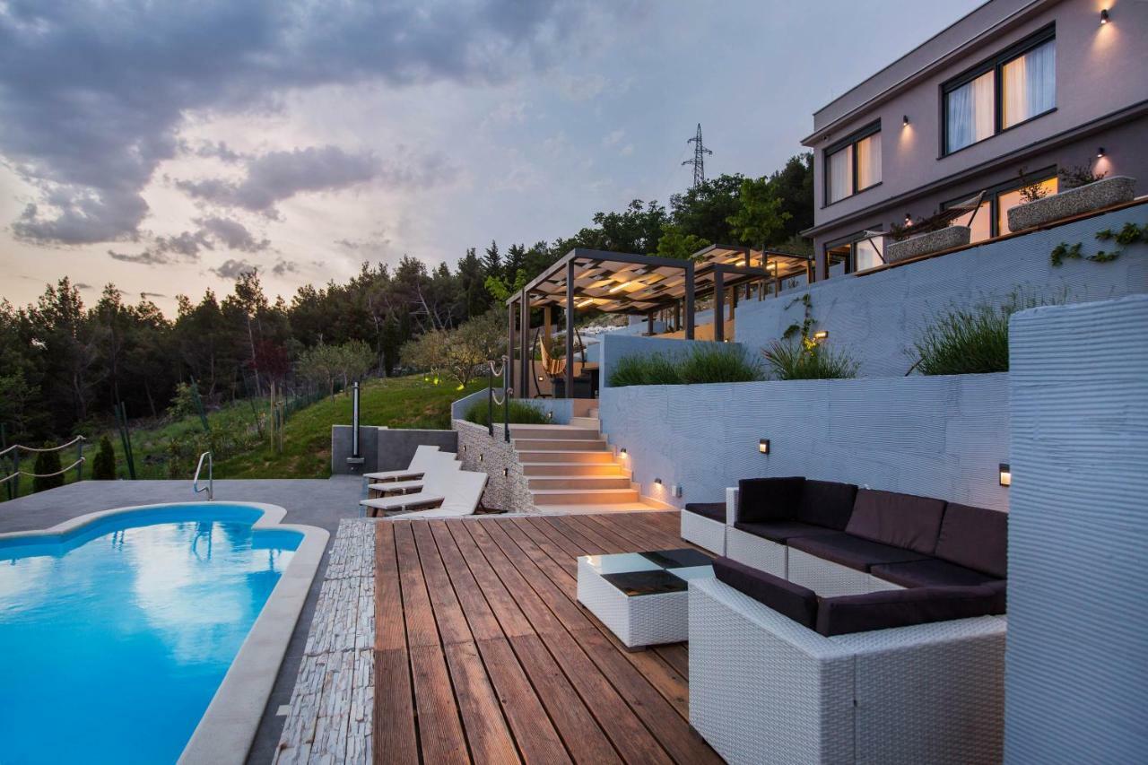 Villa Blue Hill Kaštela Екстериор снимка